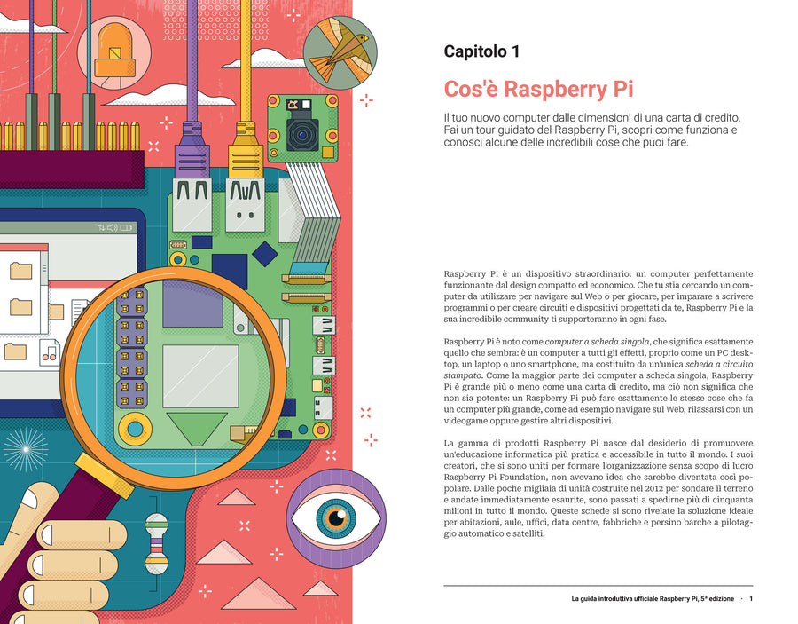 The Official Raspberry Pi Beginners Guide 5th Edition - Italian