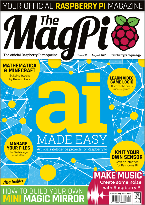 The MagPi magazine #72