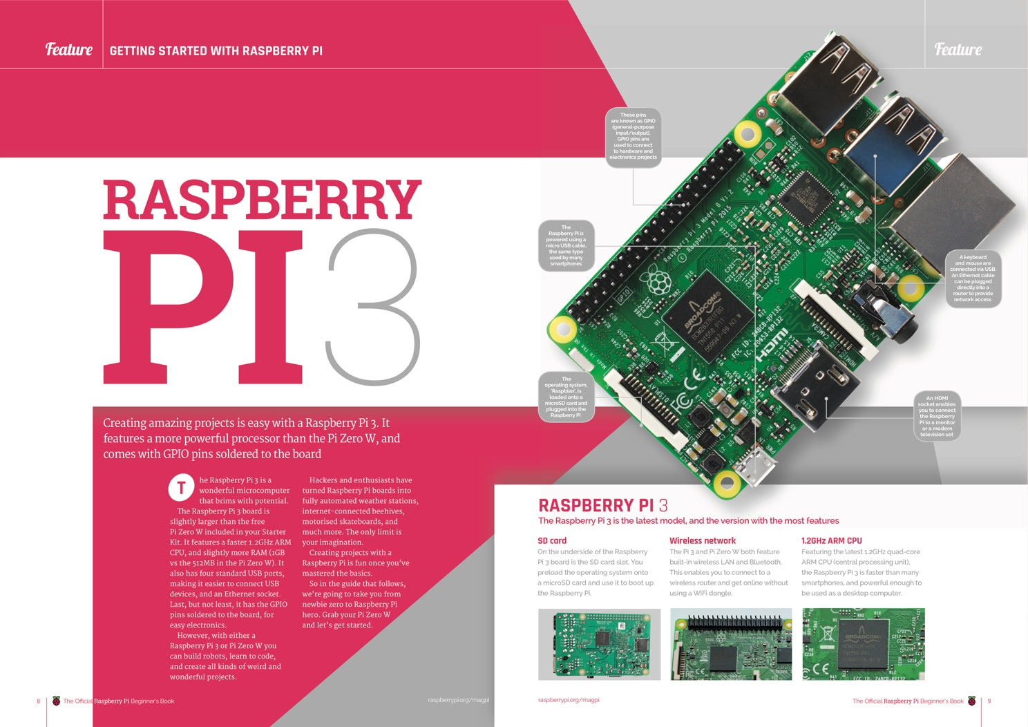 The official Raspberry Pi Beginner's Book Volume 1 (2018) Raspberry